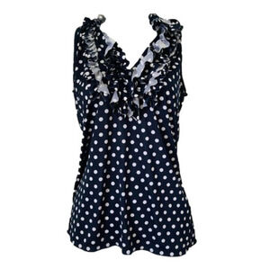 Ruffle Sleeveless Blouse